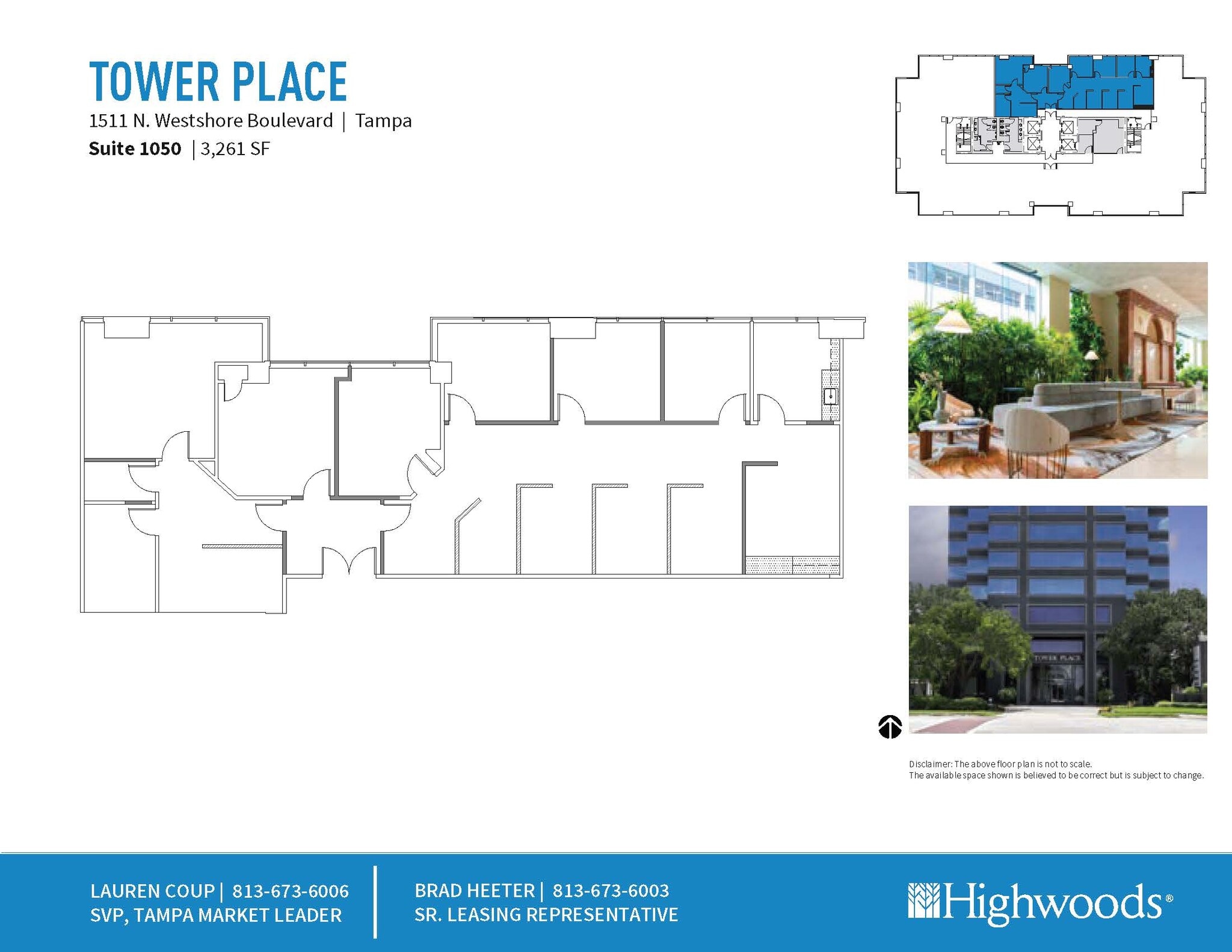 1511 N Westshore Blvd, Tampa, FL for lease Floor Plan- Image 1 of 1