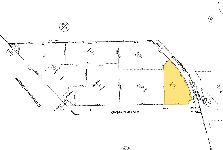 1585 E Ontario Ave, Corona, CA for sale - Plat Map - Image 3 of 4