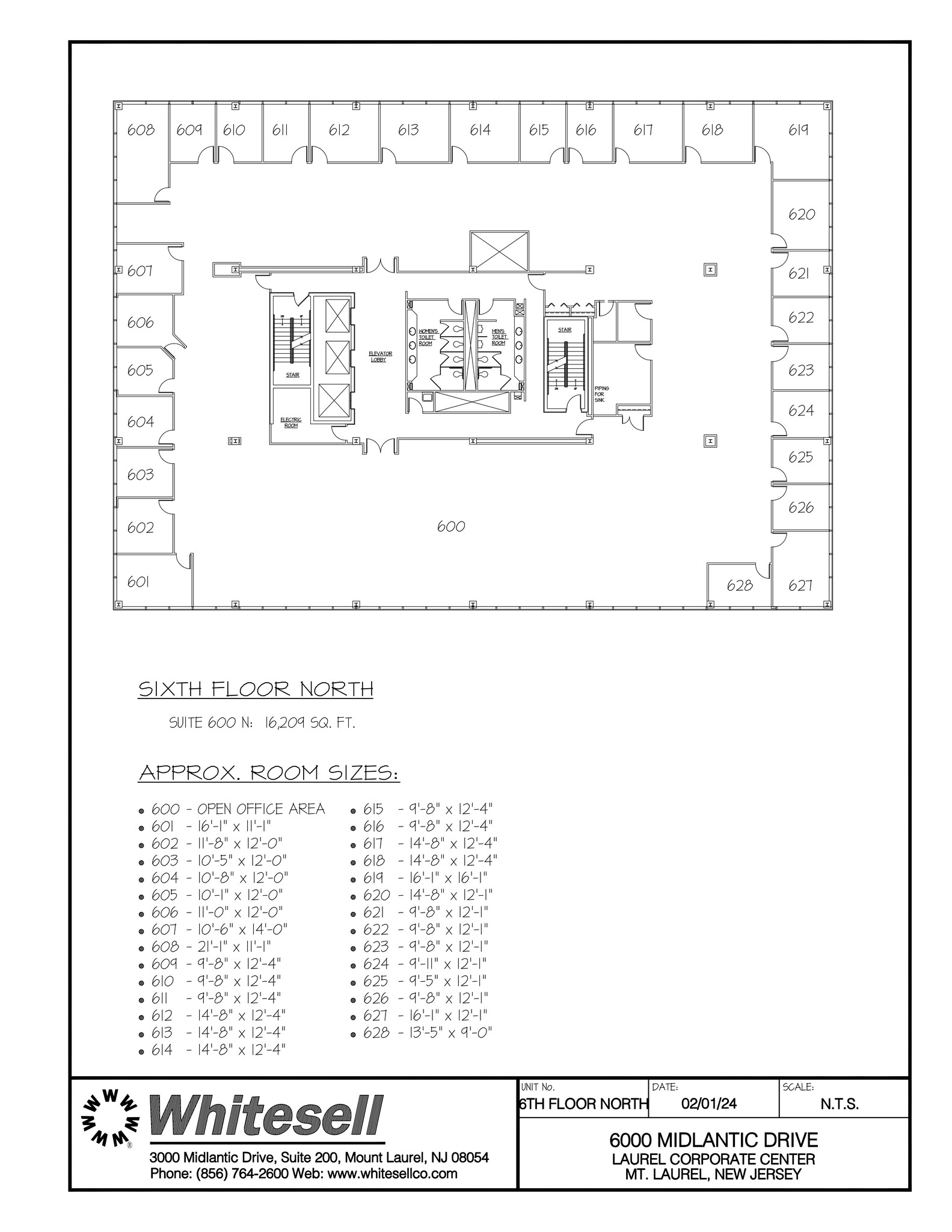 6000 Midlantic Dr, Mount Laurel, NJ à louer Plan de site- Image 1 de 1