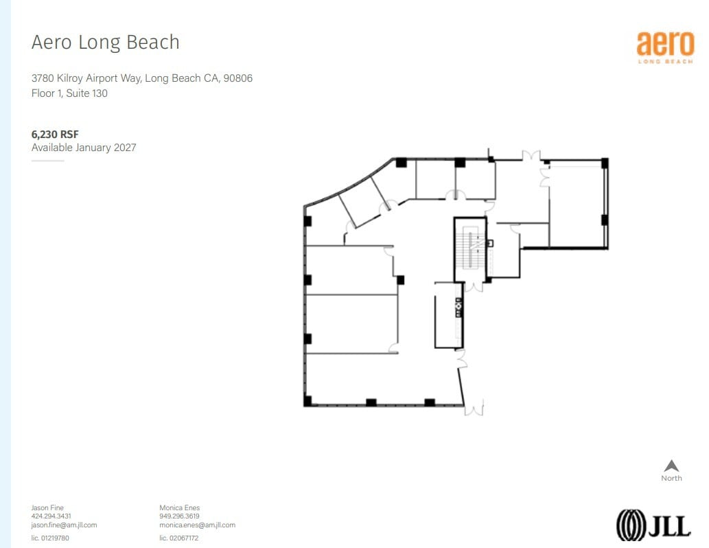 3900 Kilroy Airport Way, Long Beach, CA for lease Floor Plan- Image 1 of 1
