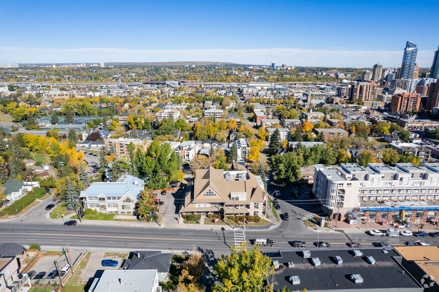 1608 17th Ave SW, Calgary, AB for lease - Aerial - Image 3 of 4