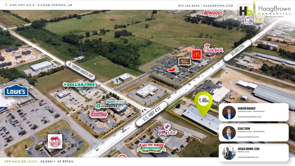 3785 Hwy 412, Siloam Springs, AR à vendre - Photo du bâtiment - Image 3 de 5