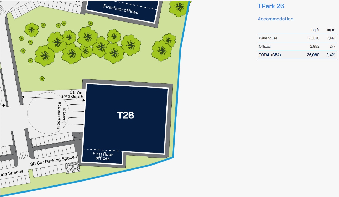 Salisbury Rd, Calmore à louer Plan de site- Image 1 de 1