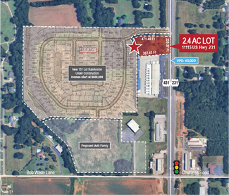 Plus de détails pour 11115 U.S. 231, Meridianville, AL - Terrain à vendre