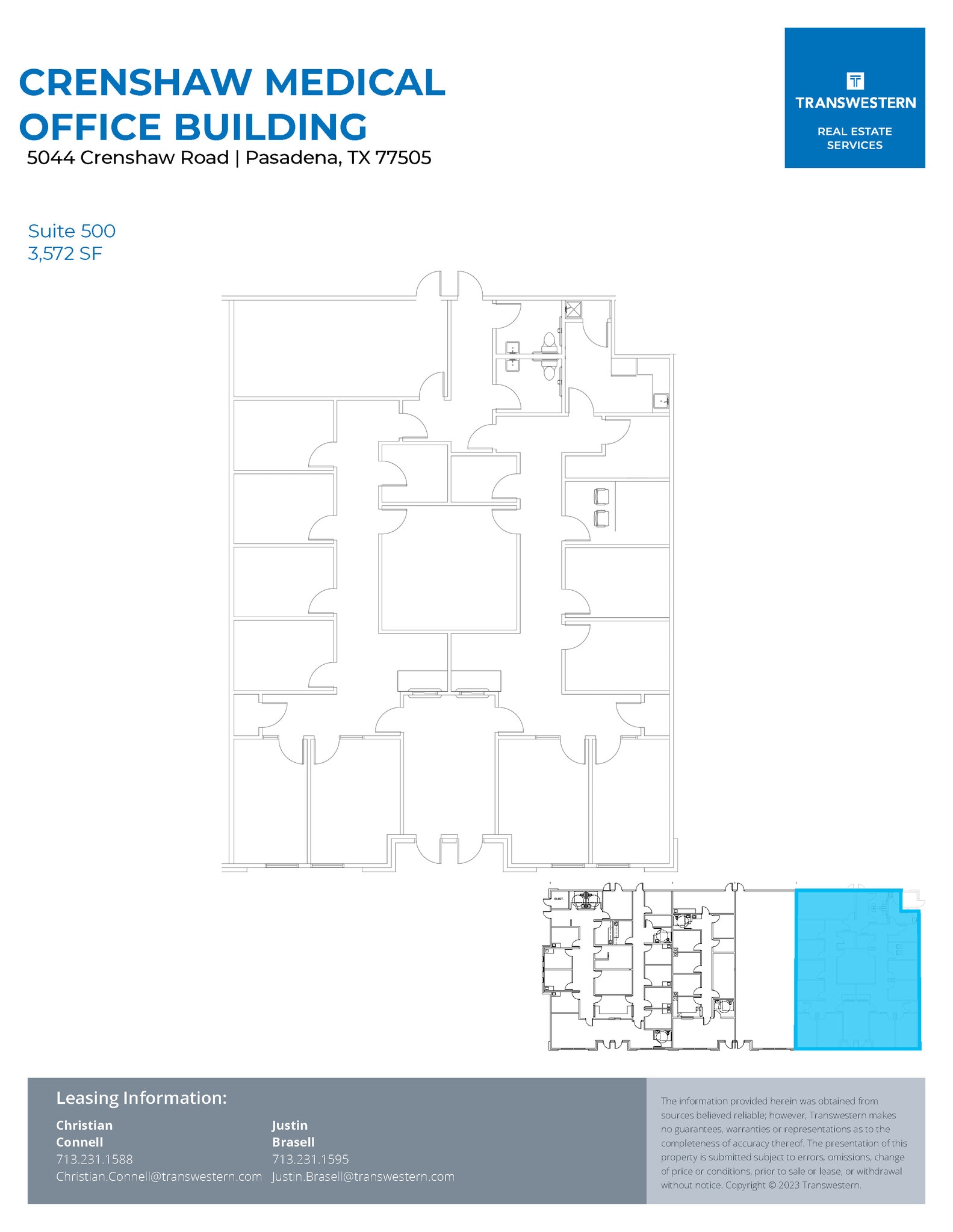 5040 Crenshaw Rd, Pasadena, TX for lease Floor Plan- Image 1 of 1
