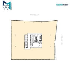 99 M St SE, Washington, DC à louer Plan d’étage- Image 1 de 2