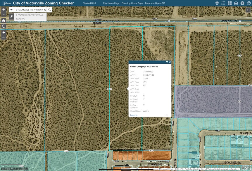 11695 Palmdale Rd, Adelanto, CA à vendre - Plan de site - Image 2 de 6