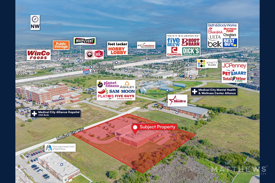 8900 Medical City Way, Fort Worth, TX à vendre - Photo du bâtiment - Image 3 de 3