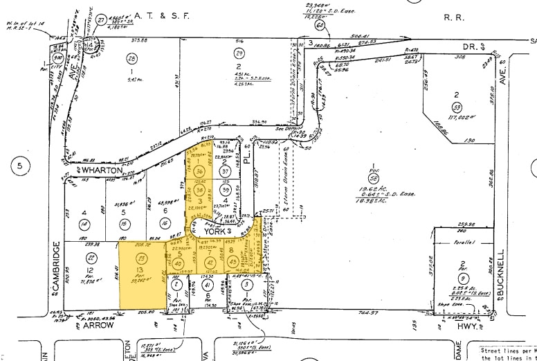 240 S York Pl, Claremont, CA for lease - Plat Map - Image 2 of 2