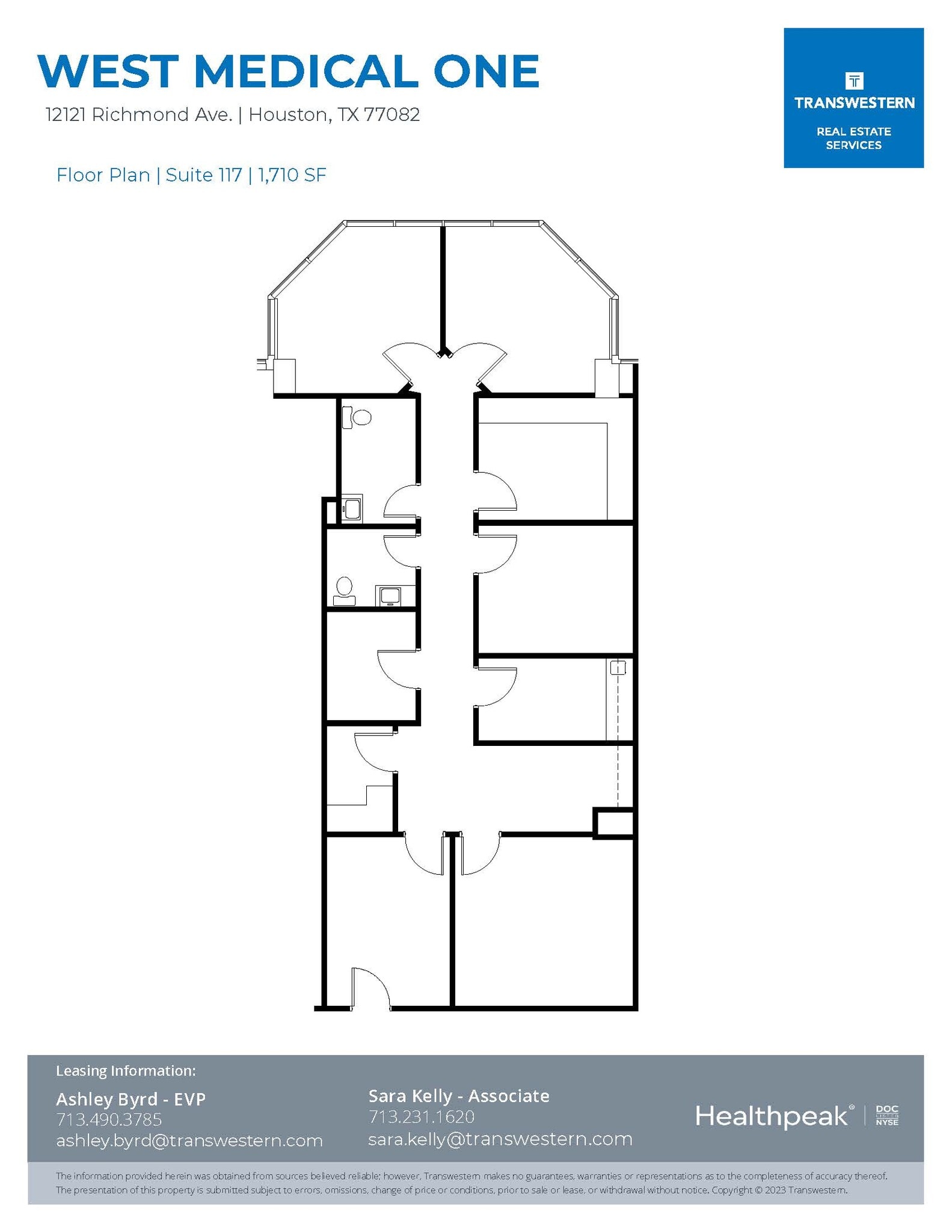 12121 Richmond Ave, Houston, TX à louer Plan d’étage- Image 1 de 1