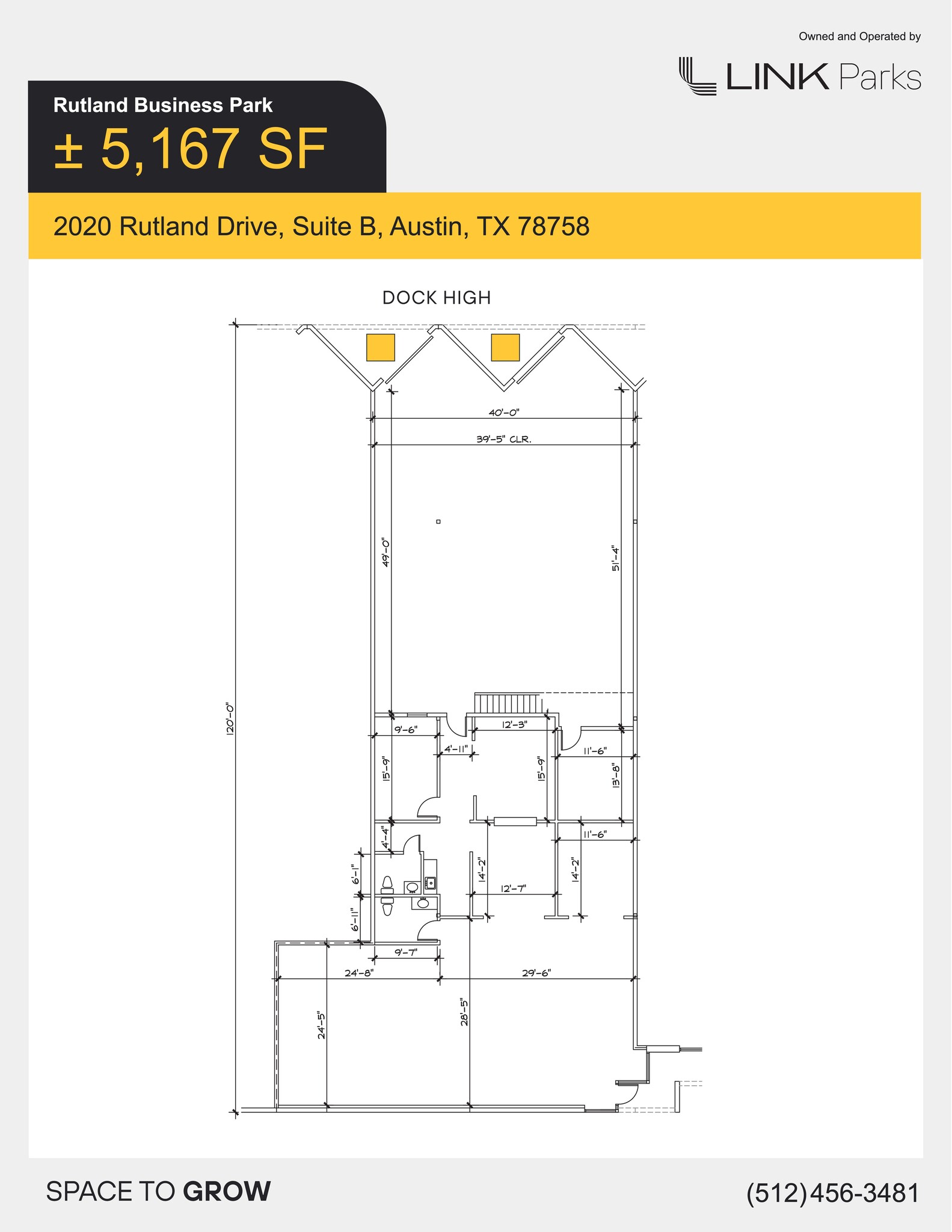 2020 Rutland Dr, Austin, TX à louer Plan de site- Image 1 de 3