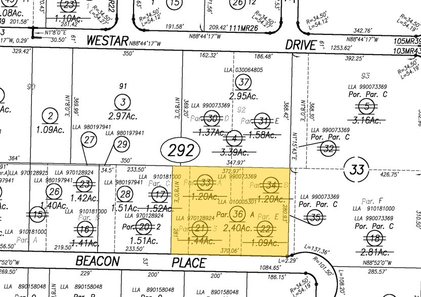 1621 Beacon Pl, Oxnard, CA à louer - Plan cadastral - Image 3 de 3