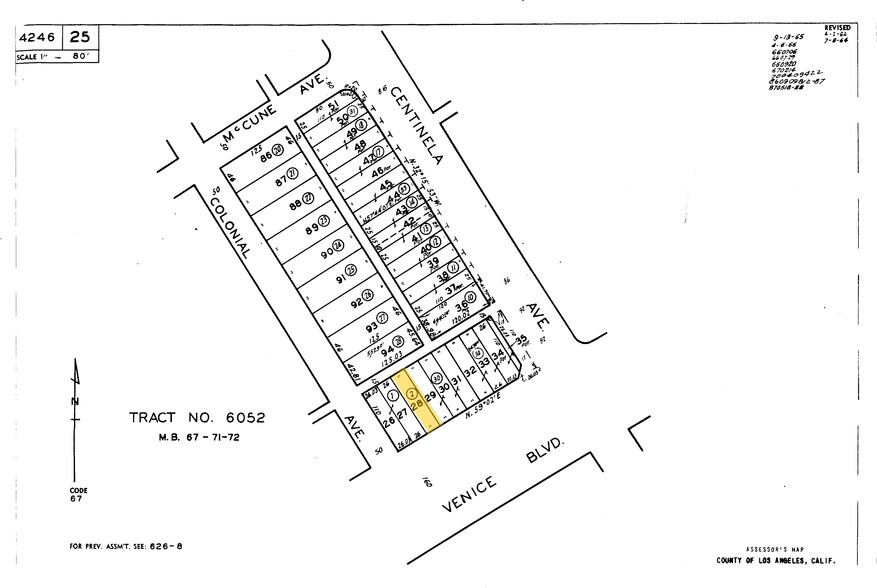 12421 Venice Blvd, Los Angeles, CA à louer - Plan cadastral - Image 2 de 21