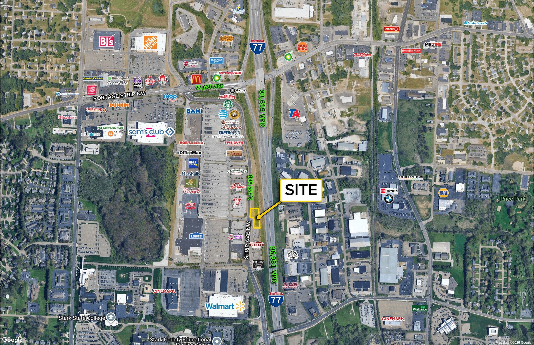 6365 Strip Ave NW, North Canton, OH for lease Building Photo- Image 1 of 5