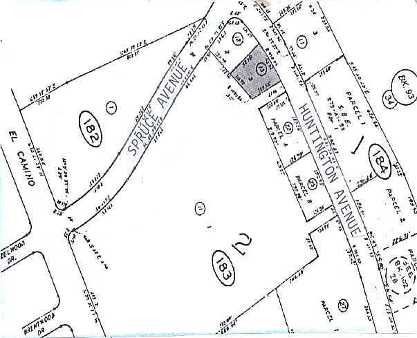 1486 Huntington Ave, South San Francisco, CA à louer - Plan cadastral - Image 3 de 5