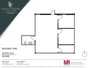 2010 E Algonquin Rd, Schaumburg, IL à louer Plan d’étage- Image 1 de 1
