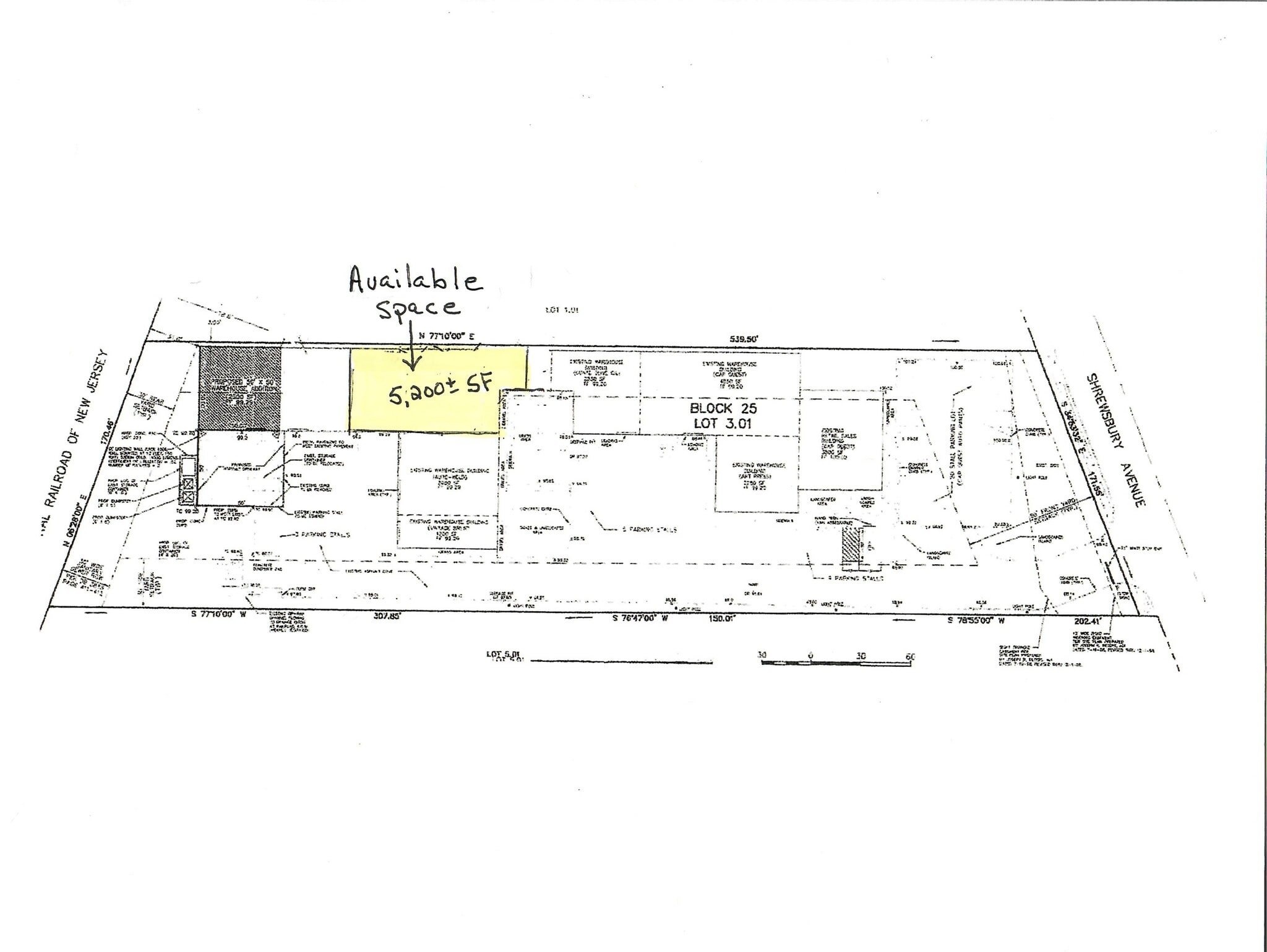 968 Shrewsbury Ave, Tinton Falls, NJ for lease Site Plan- Image 1 of 1