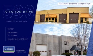 Plus de détails pour 590 Citation Dr, Shakopee, MN - Industriel à vendre