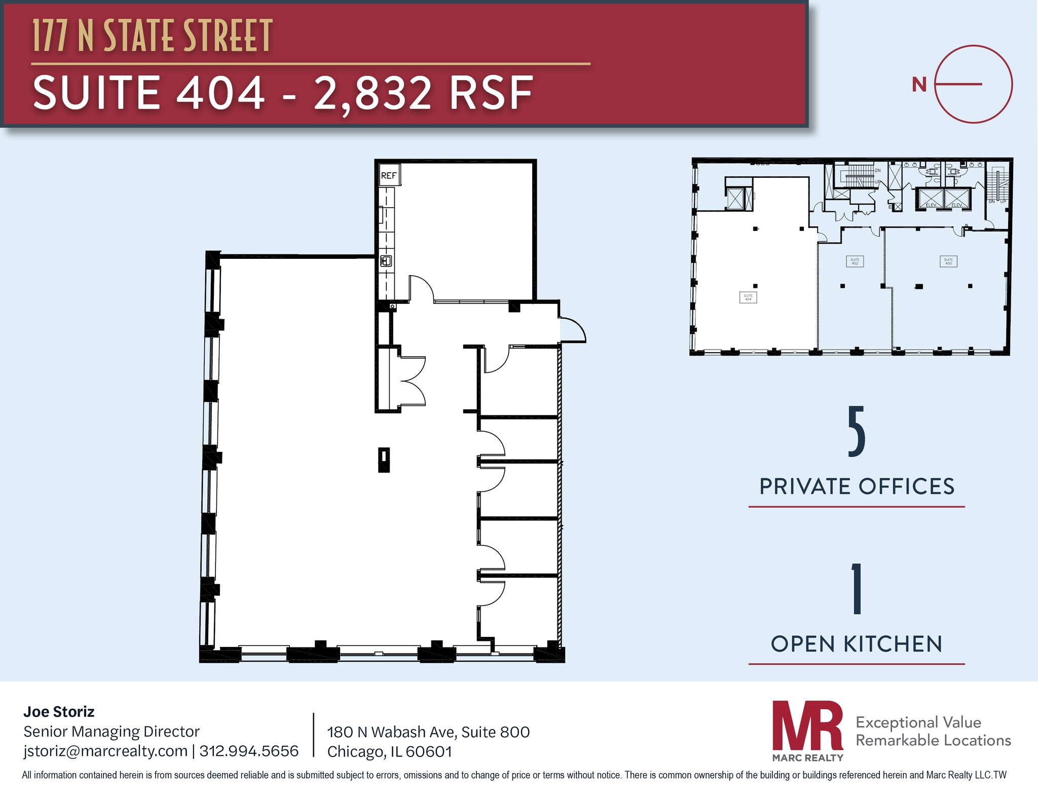 177 N State St, Chicago, IL for lease Floor Plan- Image 1 of 6