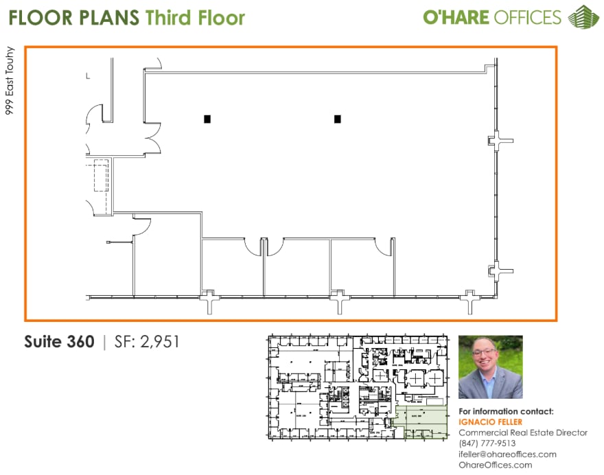 999 E Touhy Ave, Des Plaines, IL à louer Plan d’étage- Image 1 de 1