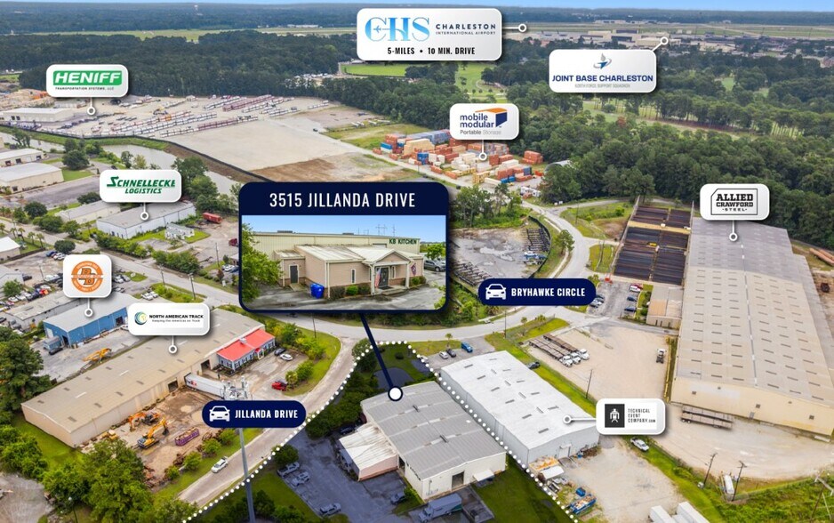 3515 Jillanda Dr, North Charleston, SC à vendre - Photo du bâtiment - Image 2 de 6