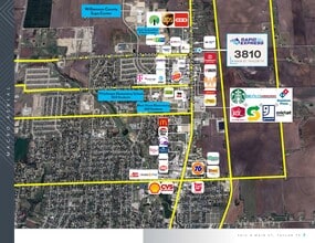 3810 N Main St, Taylor, TX - AERIAL  map view - Image1
