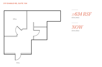 315 Diablo Rd, Danville, CA for lease Floor Plan- Image 1 of 1