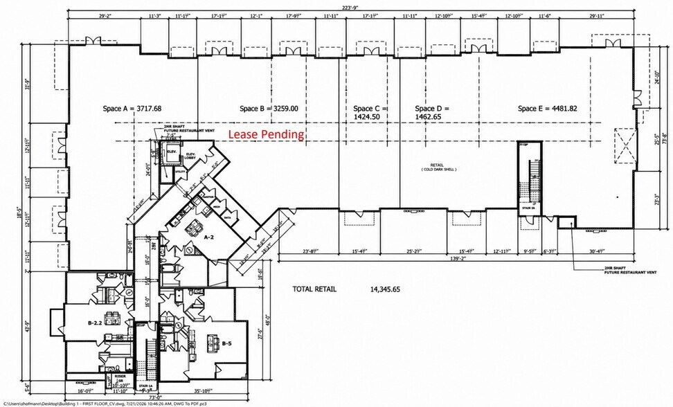 98 Carl Vinson Pky, Warner Robins, GA à louer - Plan d’étage - Image 3 de 4