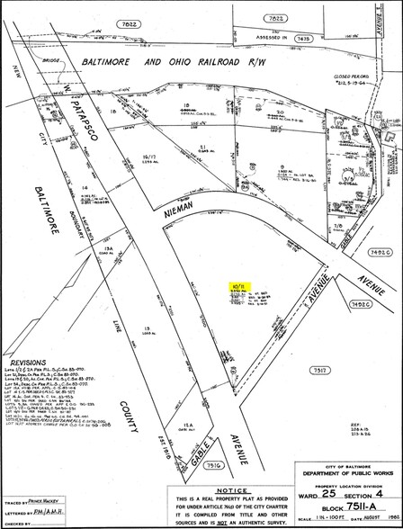 2700 W Patapsco Ave, Baltimore, MD for lease - Plat Map - Image 2 of 2