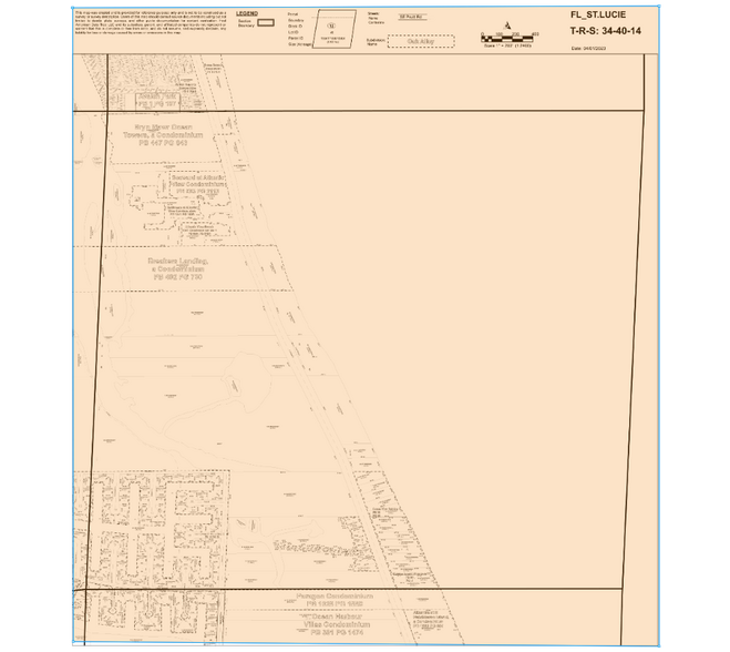 A1A Hwy, Fort Pierce, FL à vendre - Plan cadastral - Image 1 de 1