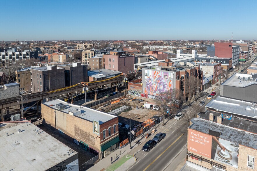 1870 N Milwaukee Ave, Chicago, IL for lease - Aerial - Image 2 of 3