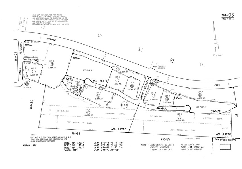 1327 Calle Avanzado, San Clemente, CA à louer - Plan cadastral - Image 2 de 3