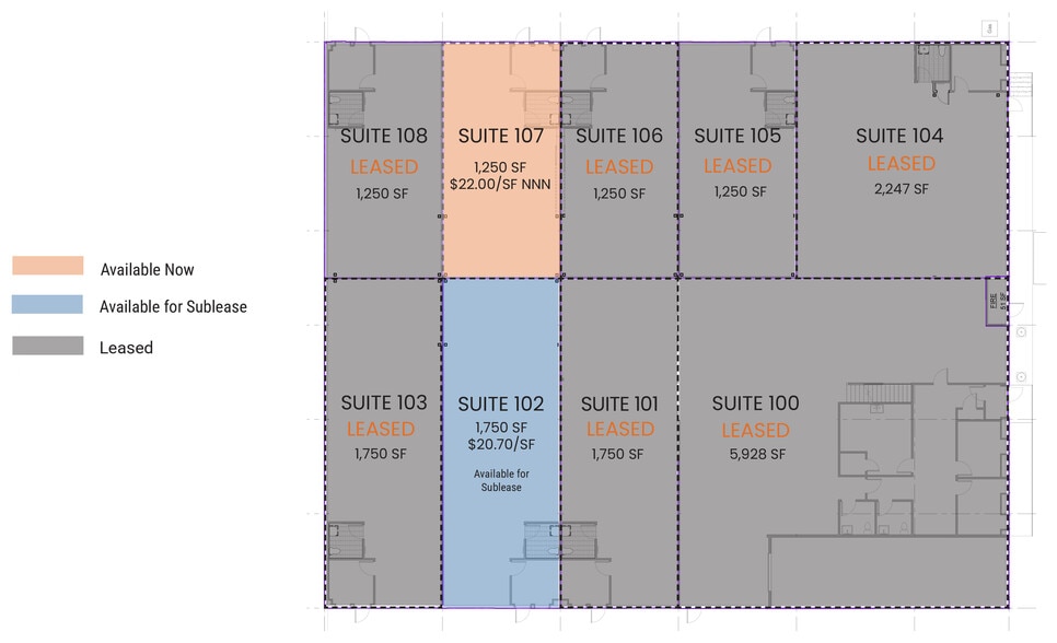 13201 W 43rd Dr, Golden, CO for lease - Floor Plan - Image 2 of 21