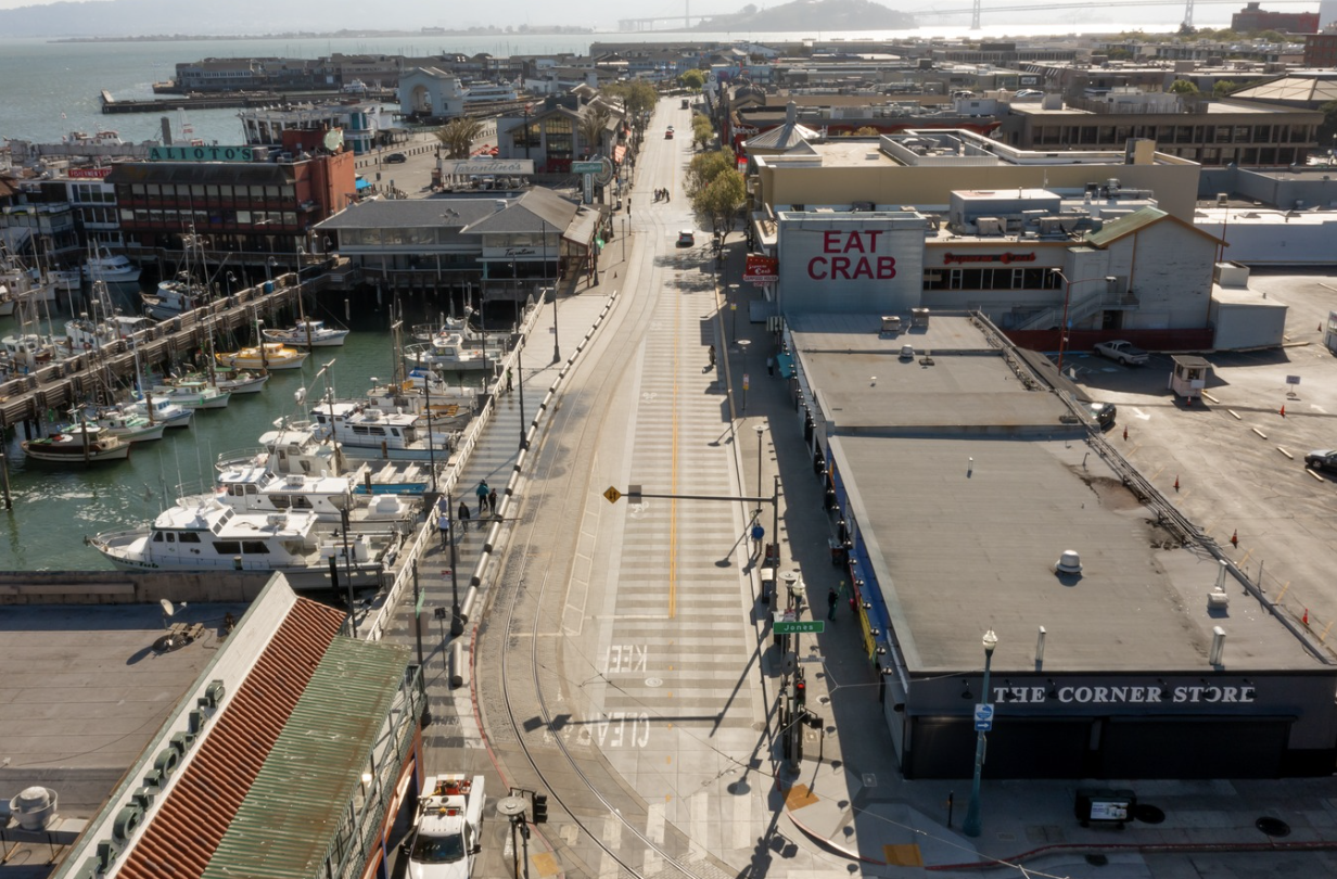 269-295 Jefferson St, San Francisco, CA for lease Aerial- Image 1 of 5