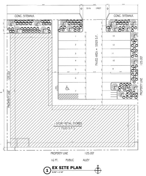 1741 W 79th St, Chicago, IL for sale - Site Plan - Image 3 of 3