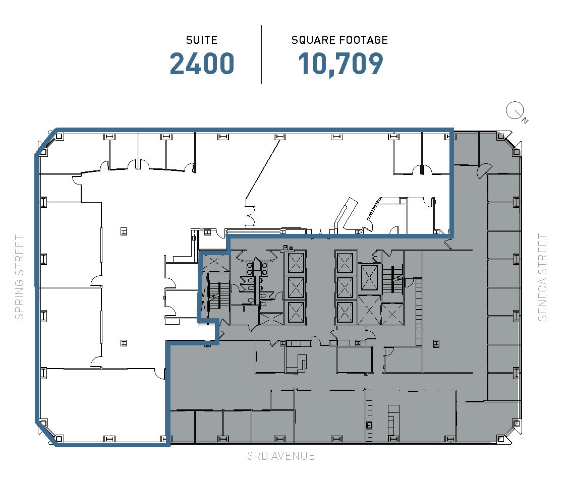 1111 3rd Ave, Seattle, WA for lease Floor Plan- Image 1 of 1