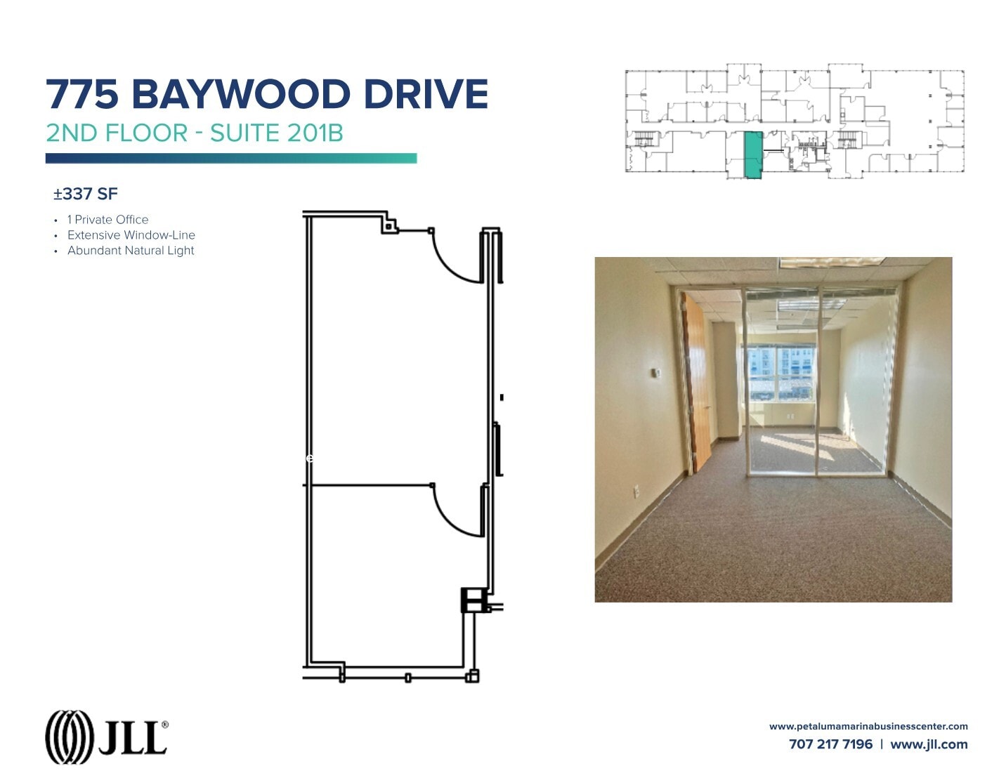 755-775 Baywood Dr, Petaluma, CA à louer Plan d’étage- Image 1 de 3