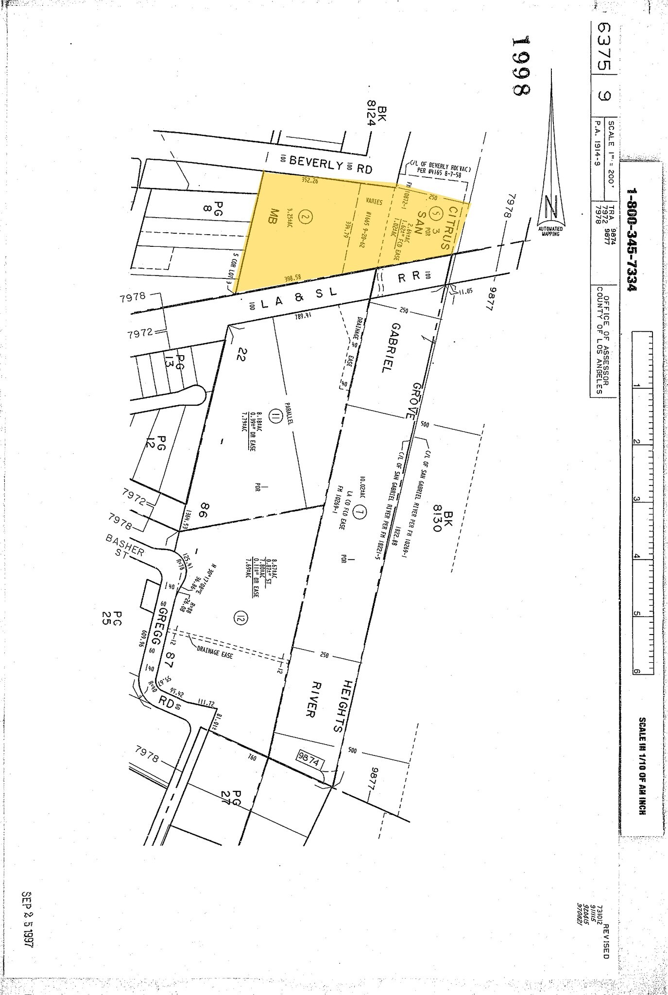 9602-9640 Beverly Rd, Pico Rivera, CA à louer Plan cadastral- Image 1 de 3