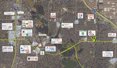 10620 E Northwest Hwy, Dallas, TX - Aerial map view