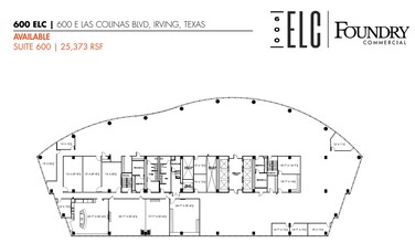 600 E Las Colinas Blvd, Irving, TX à louer Plan d  tage- Image 1 de 1