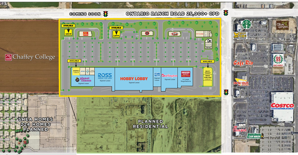 Swc Of Ontario Ranch Road & Hamner Ave, Ontario, CA for lease Site Plan- Image 1 of 1