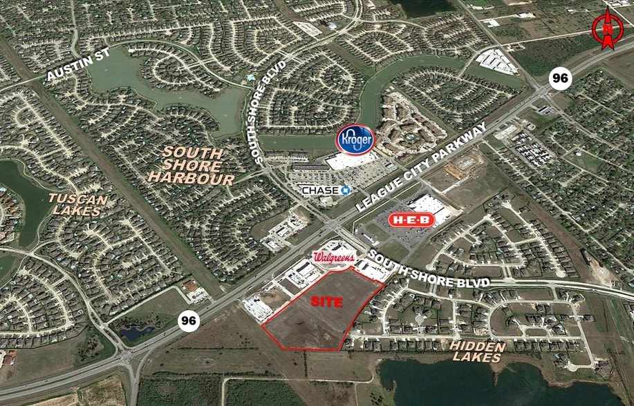 SH 96 & South Shore Blvd, League City, TX for sale - Building Photo - Image 2 of 3