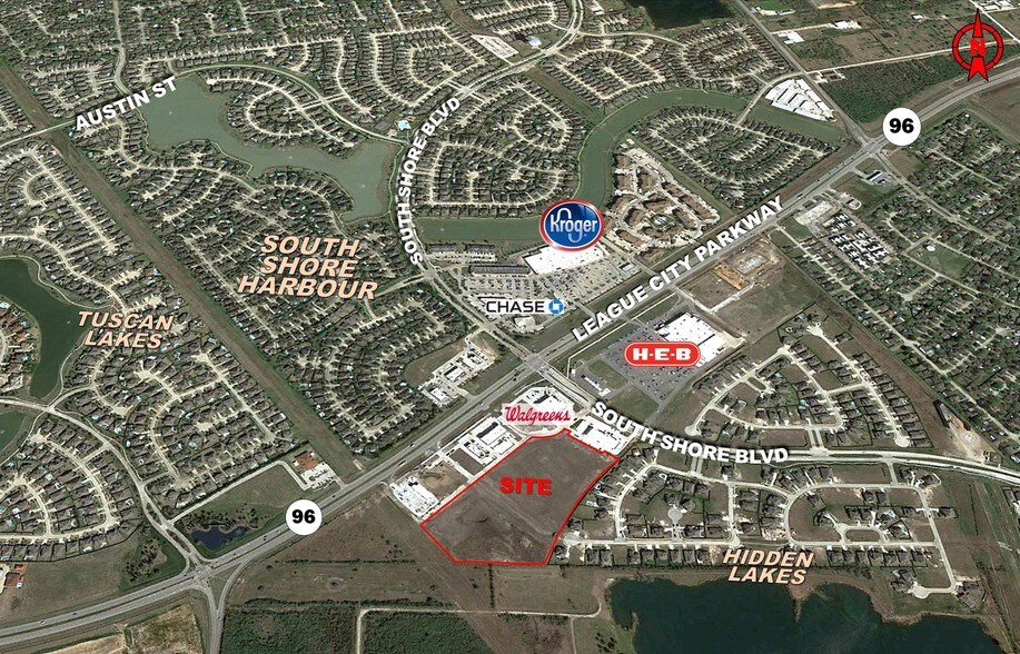 SH 96 & South Shore Blvd, League City, TX à vendre - Photo du bâtiment - Image 2 de 3