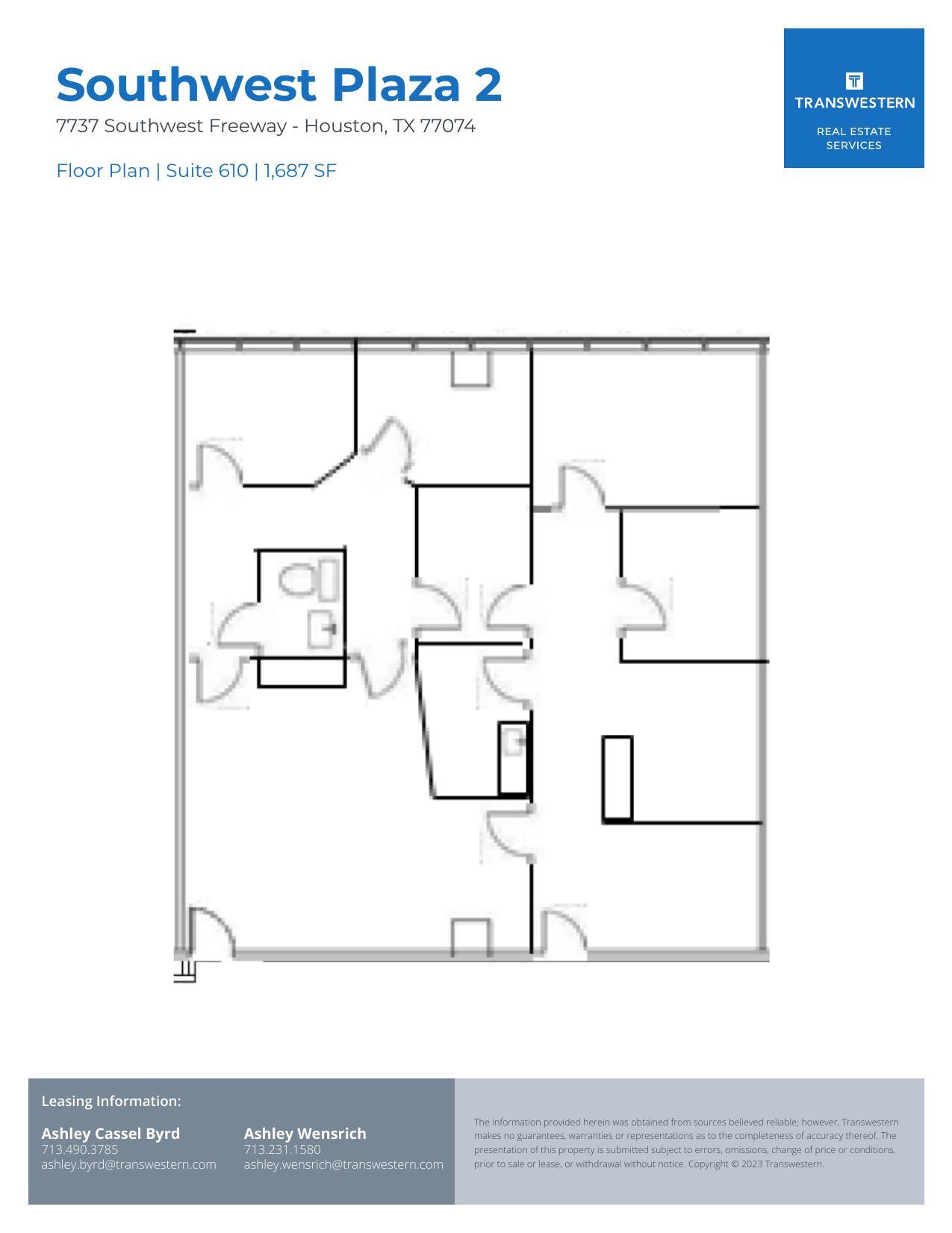 7737 Southwest Fwy, Houston, TX for lease Floor Plan- Image 1 of 1