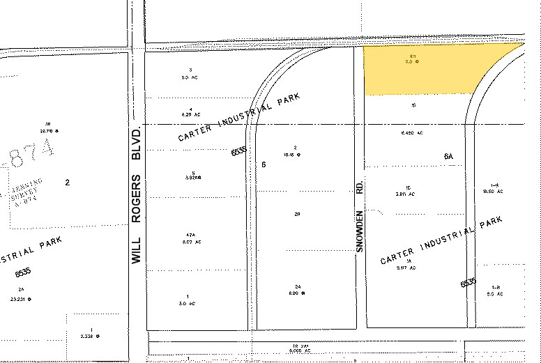 Terrain dans Fort Worth, TX à vendre - Plan cadastral - Image 2 de 3