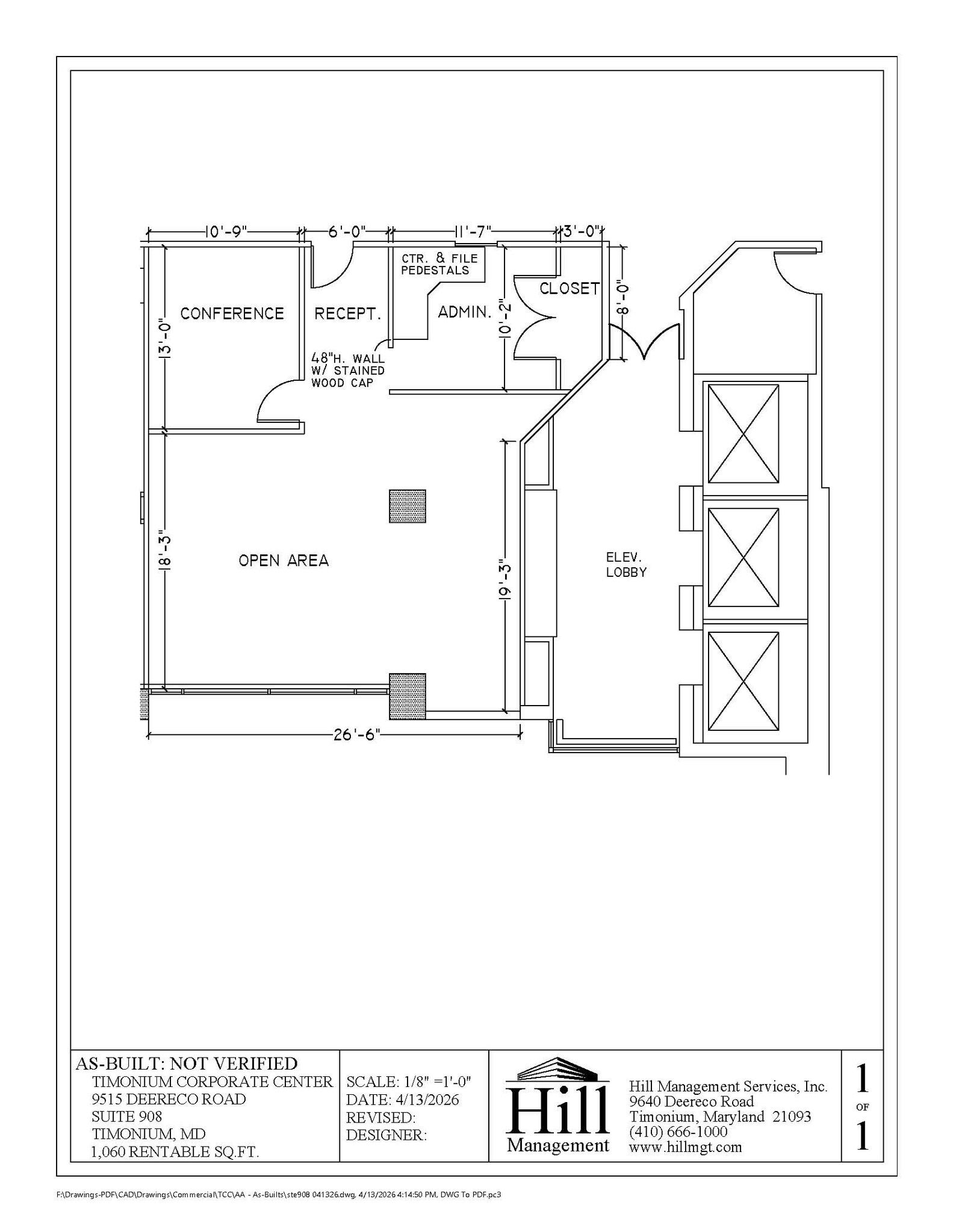 9515 Deereco Rd, Timonium, MD for lease Floor Plan- Image 1 of 1