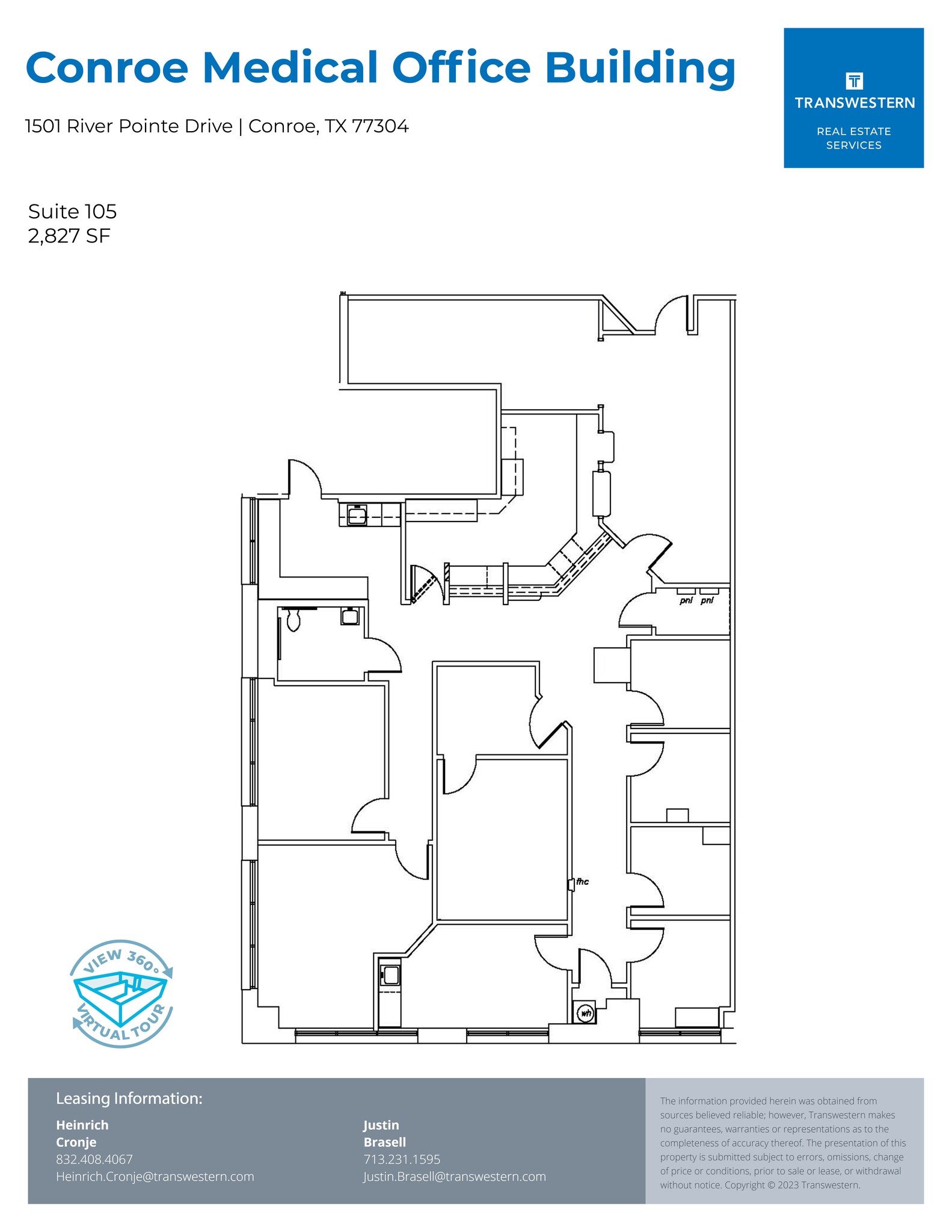 1501 River Pointe Dr, Conroe, TX à louer Plan de site- Image 1 de 2