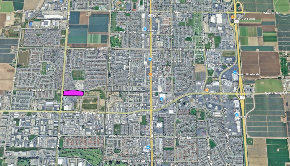 Dan Blough Drive, Santa Maria, CA for sale - Aerial - Image 2 of 2