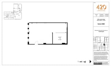 420 Lincoln Rd, Miami Beach, FL à louer Plan de site- Image 1 de 1