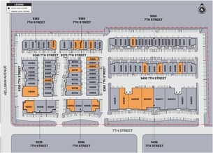 9370 7th St, Rancho Cucamonga, CA for lease Site Plan- Image 1 of 1